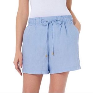 Ellen Tracy Company Linen Shorts
